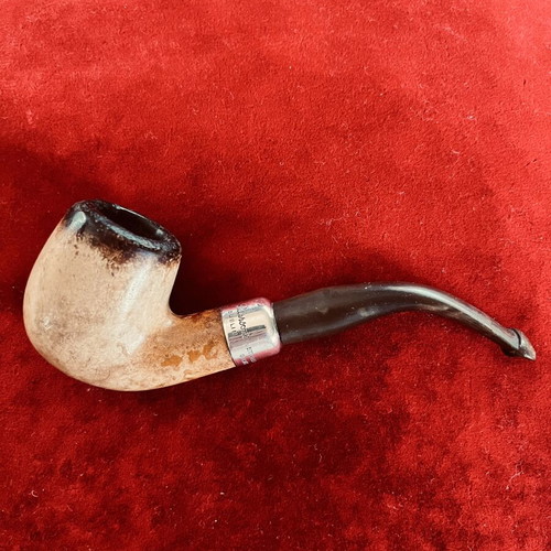 Πίπα καπνού Peterson of Dublin Meerschaum με δαχτυλίδι από ασήμι Sterling .925