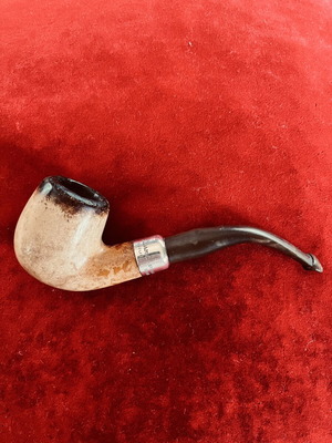 Πίπα καπνού Peterson of Dublin Meerschaum με δαχτυλίδι από ασήμι Sterling .925