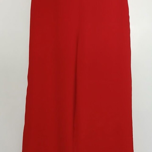 Zara women's zip culotte pants size small red like new