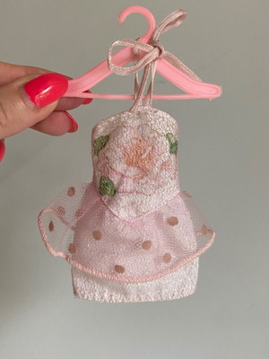 Sweetheart Skipper doll dress 1987 Mattel used, floral mini