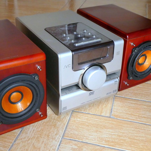Mini System JVC EX-D1 Woodcone like new