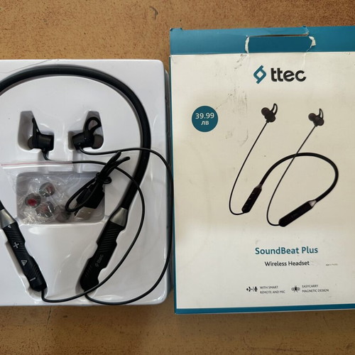 Ttec SoundBeat Plus Wireless Headset new Bluetooth earbuds