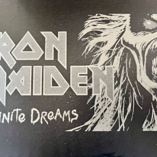 Iron Maiden stone engraving waterproof 32x24 cm