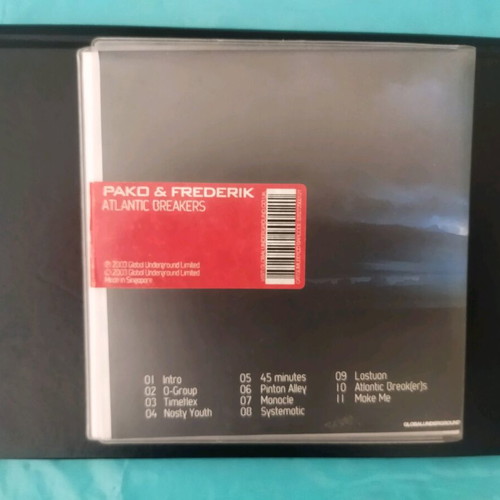 Cd Pako & Frederik Atlantic Breakers μεταχειρισμένο, ηλεκτρονική μουσική