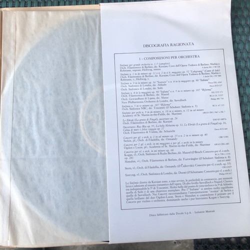 Mendelssohn I Grandi Musicisti vinyl used, classical music
