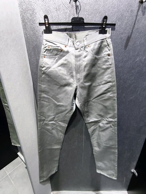 Vintage Manhattan slim pants grey-silver like new