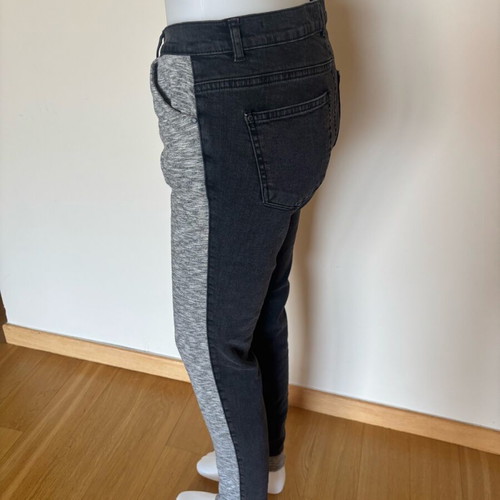 Zara pants front cotton back denim like new size S 36