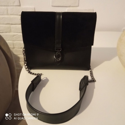 Bonendis leather crossbody bag like new, black
