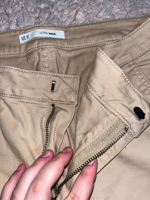 Sfera basic jeans like new, beige, size L