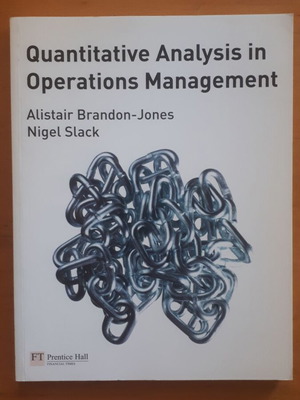 Quantitative Analysis in Operations Management βιβλίο σε άριστη κατάσταση