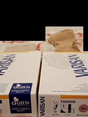 Varisan Fashion Compression Socks 18-21 mmHg Size 3 Used Like New