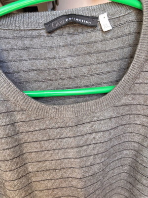 Men's wool sweater used, winter, gray, size S/M/L