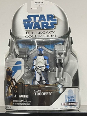 Star Wars Hasbro Clone Trooper BD16 2008 The Legacy Collection like new