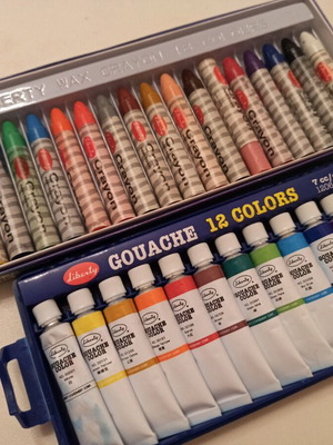 Painting supplies new, set