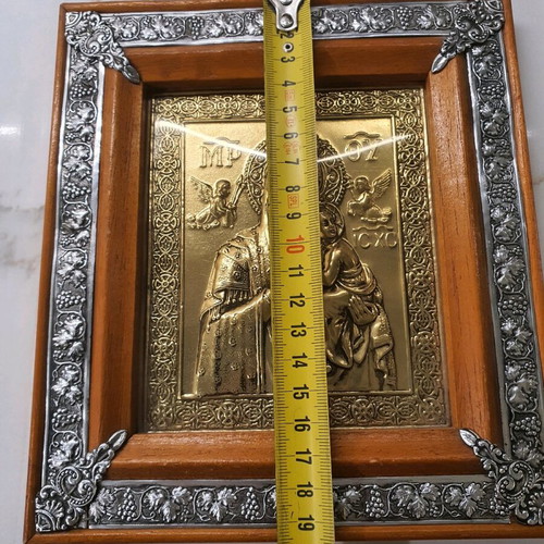 Icon of Virgin Mary with Jesus Christ like new