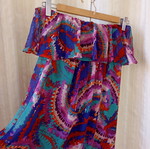 Maxi dress like new with exotic print by Mango