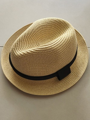Karfil hat like new, beige, one size, made in Greece