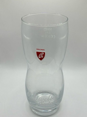 Budweiser Original Beer Glasses 410ml Set of 6 Like New