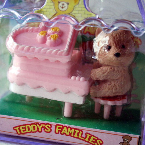Teddy's Families bear figures set new, pack of 3