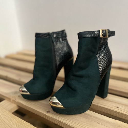 Suede Cypress Ankle Boots Used Size 38