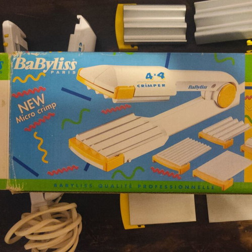 Babyliss 4x4 Crimper Multi-Styler like new with box and plates