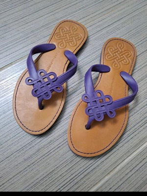 Diane von Fürstenberg sandals like new, size 36, purple