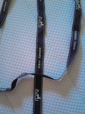 Hermès gift ribbon new