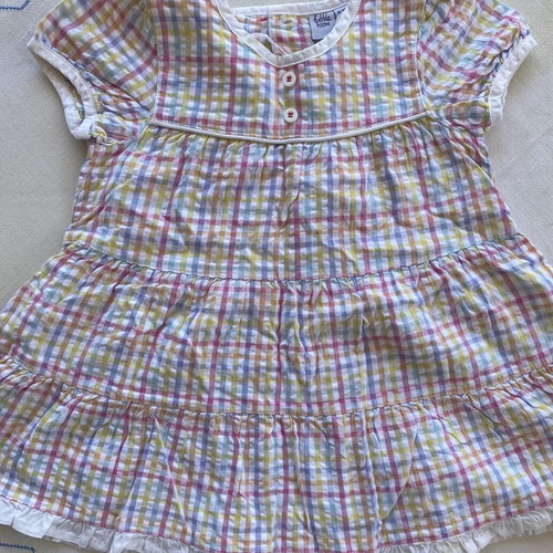 Baby dress set like new, colorful and patterned, sizes 9-24 months