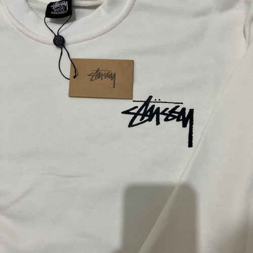 Stussy sweatshirt new, size Large, white