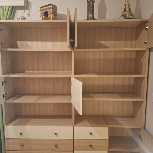 Modeco office bookcase, 2.00m height, 0.35m width, 0.70m length