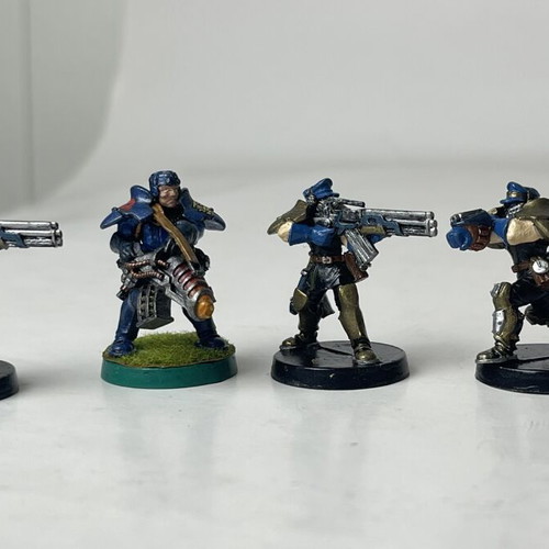 Warzone Bauhaus Blitzers Squad painted miniatures set used