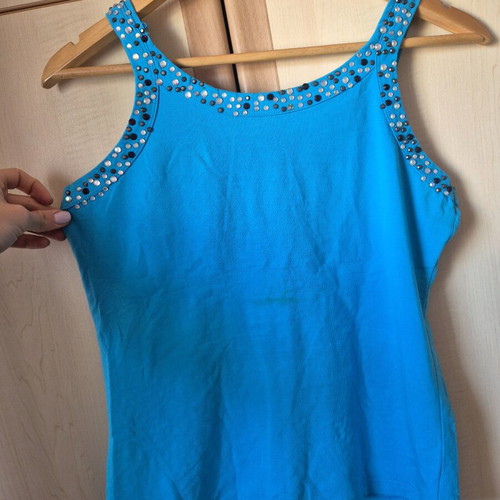 Turquoise blouse with rhinestones used, Ready Steady Go!