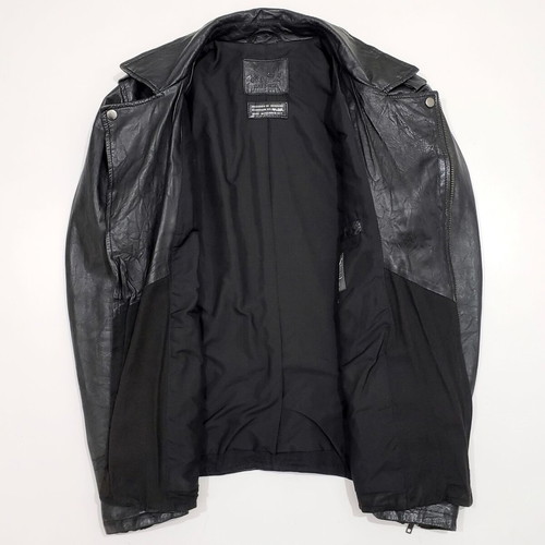 Jack & Jones men's leather jacket like new, size L, black