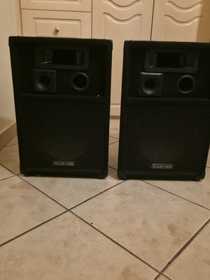 Konig PA-SP 100 3-Way Speakers like new, pair