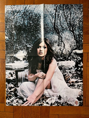 Kelly Clarkson poster used 44cm x 56cm