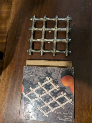Square silver trivet like new