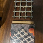 Square silver trivet like new