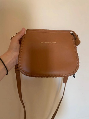 Tommy Hilfiger crossbody bag, brown and beige