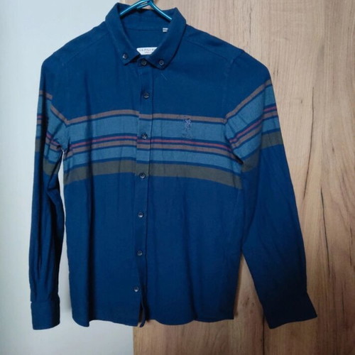 U.S. Polo Assn. Boys' Shirt like new, blue, sizes 134-140 cm