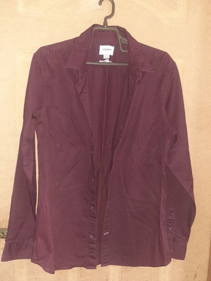 Burgundy Pull & Bear Shirt like new, size L for 13-14 years