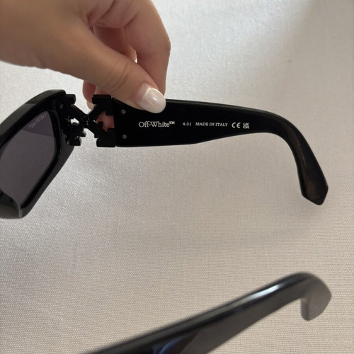 Off White sunglasses with unique design, original