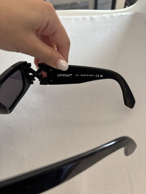Off White sunglasses with unique design, original