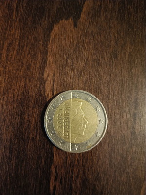 2 Euro Luxembourg coin used