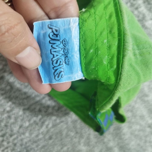 Gekko Pj Masks hat used, ages 3-7, size 52, blue and green