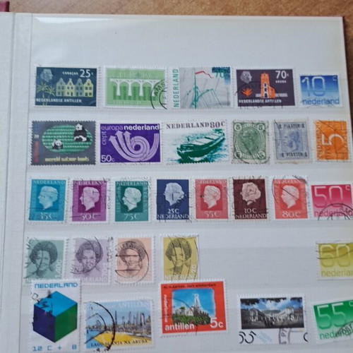 Album with foreign stamps like new