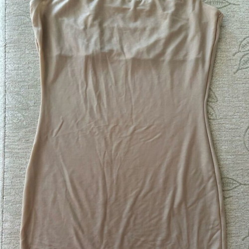 Seamless Flexees jumpsuit nude beige new with inner chest support