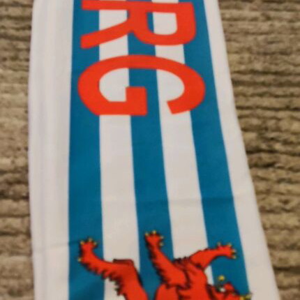 Luxembourg National Scarf like new with red lion emblem