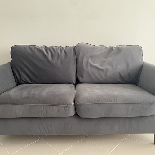 Ikea Ekholma two-seater sofa, grey