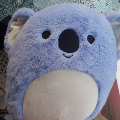 Kayla plush koala toy, blue-purple