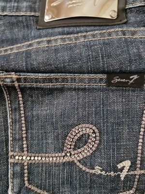 Seven blue jeans n26 like new, slim fit, 99% cotton